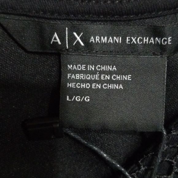 Armani Exchange Black Argyle Sequin Mini Dress - Picture 7 of 7